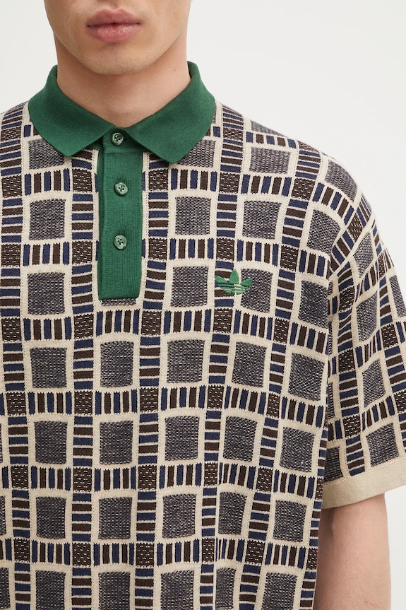 adidas Originals polo shirt x Brain Dead Dead brown JN7151