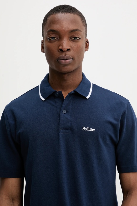 Πόλο Hollister Co. σκούρο μπλε KI324.5199.200