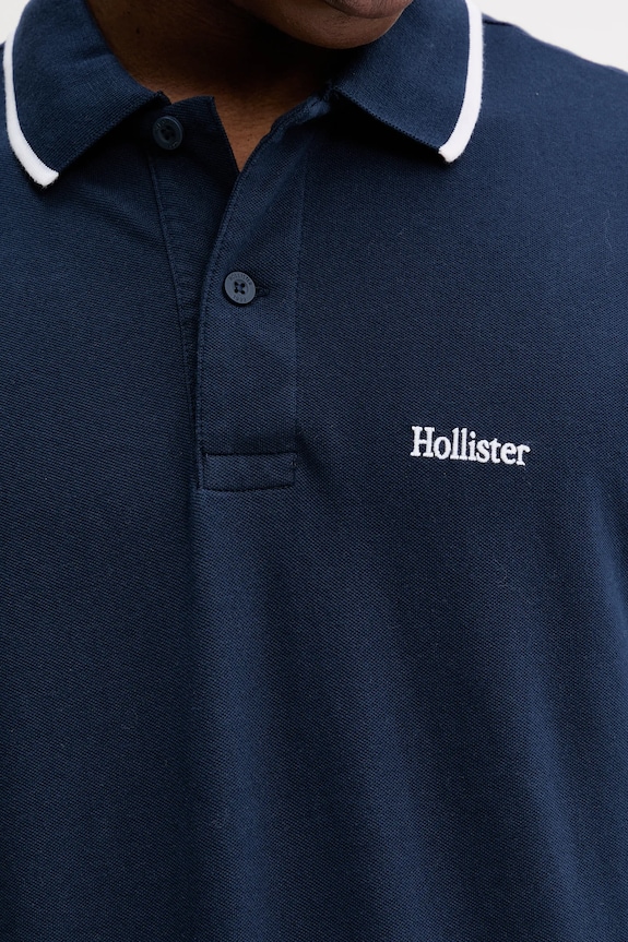 Πόλο Hollister Co. KI324.5199.200 σκούρο μπλε