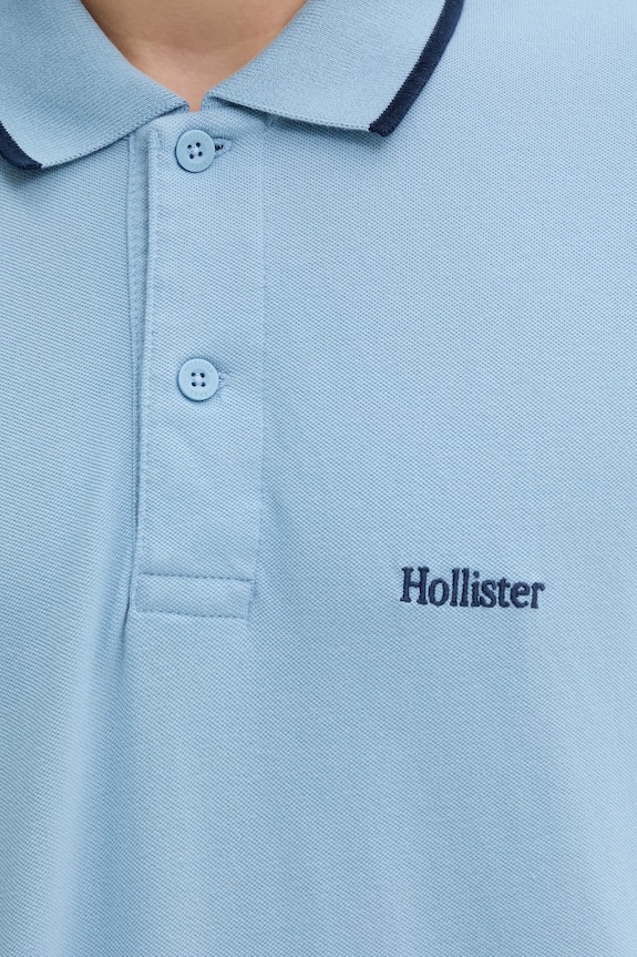Polo tričko Hollister Co. KI324.5199.211 modrá