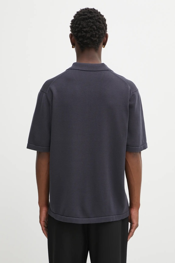 Abbigliamento Maison Kitsuné polo in cotone Bold Fox Head Embroidered OM00205KT1135 grigio