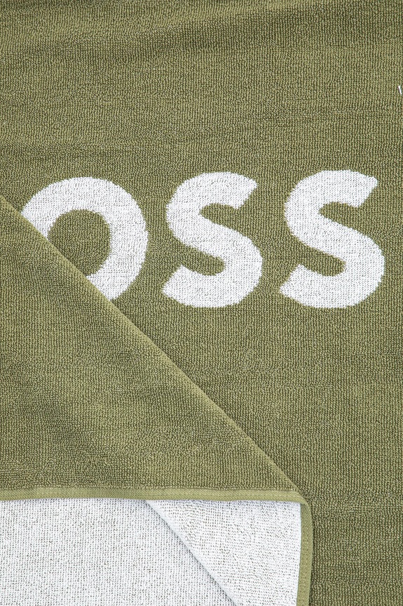 Łazienka BOSS duży ręcznik bawełniany Louis 90 x 180 cm 50540419 zielony
