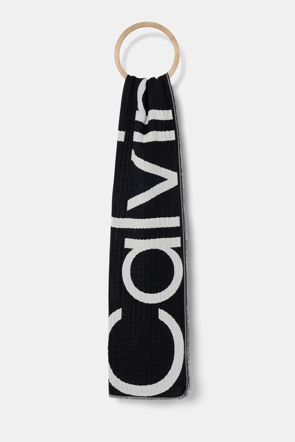Calvin Klein pamut sál szövet fekete K60K612879