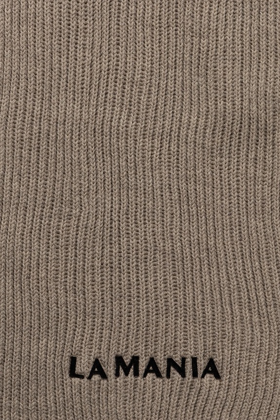 Вълнен шал La Mania MERINOWOOL MERINOWOOL.SCARF бежов SS25