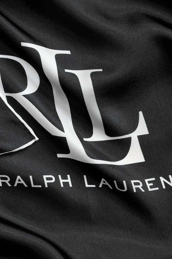 Akcesoria Lauren Ralph Lauren chusta jedwabna 454966215 czarny