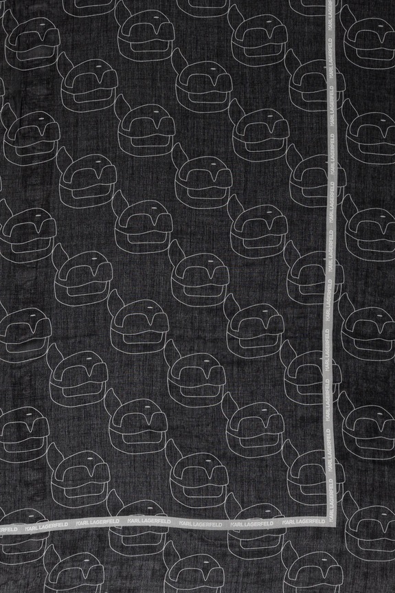 Karl Lagerfeld chusta A1W33152 czarny SS25