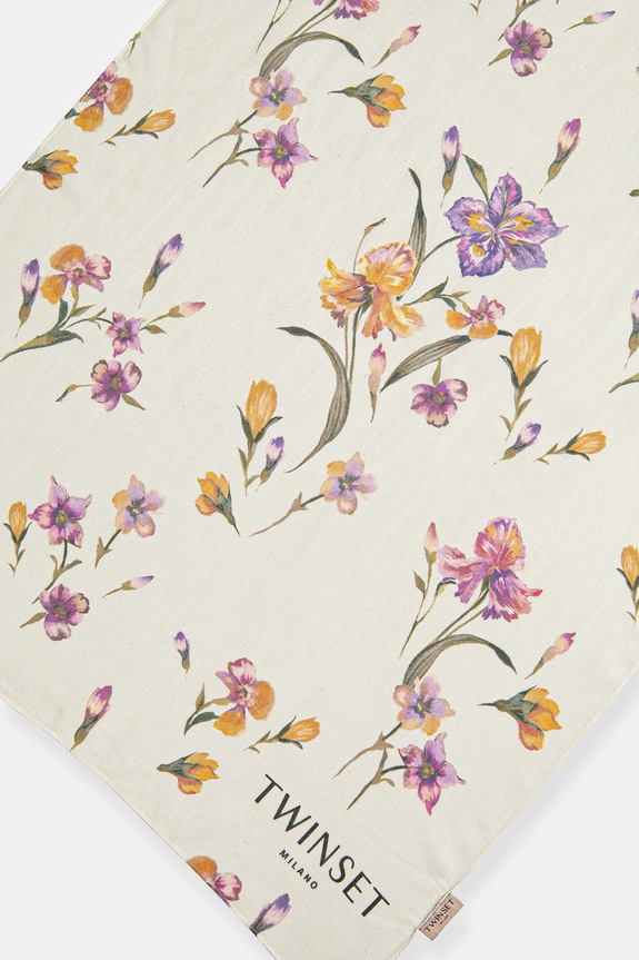 Twinset scialle con aggiunta di lana 251TA4340 beige SS25