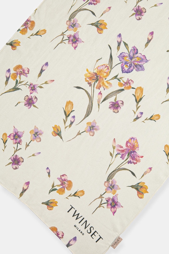 Twinset scialle con aggiunta di lana 251TA4340 beige SS25