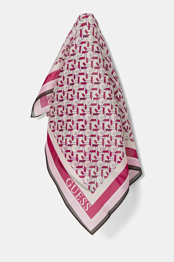 Guess apaszka ISABELLA tkanina różowy W5RZ06.WEMQ0