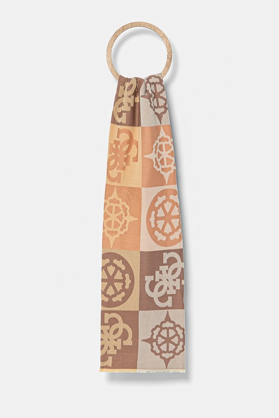 Šátek Guess látka béžová AW5248.POL03