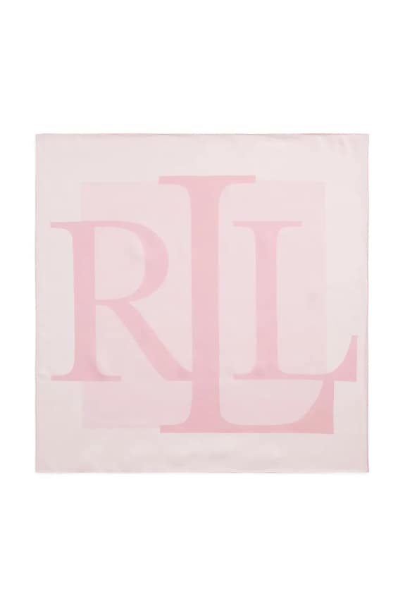 Lauren Ralph Lauren scialle in seta 454972570 rosa SS25