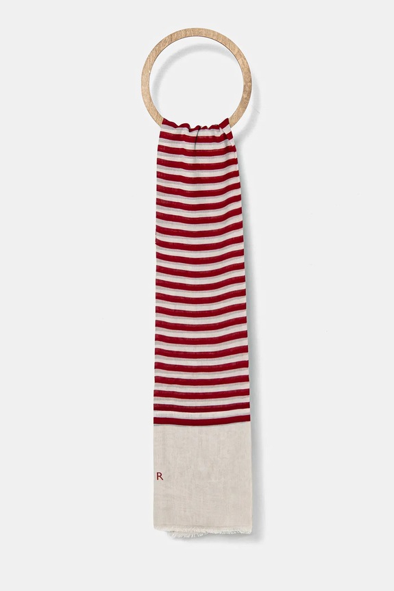 Šála Tommy Hilfiger látka červená AW0AW17142