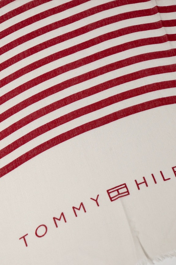 Šála Tommy Hilfiger AW0AW17142 červená SS25