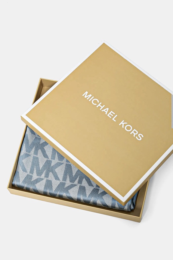 Accessori MICHAEL Michael Kors scialle con aggiunta di lana 540072. blu