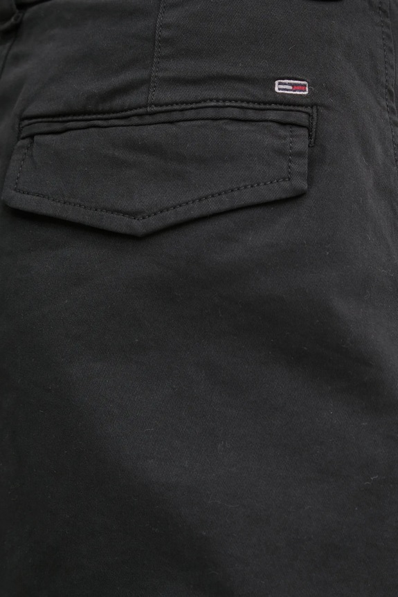Tommy Jeans fustă din denim negru DW0DW19366