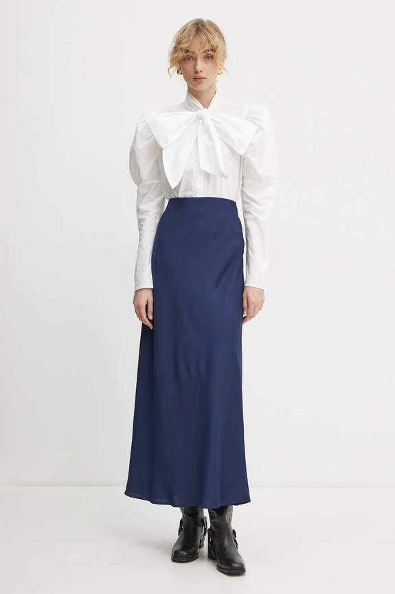 Sukňa Bruuns Bazaar BBW4296 tmavomodrá SS25