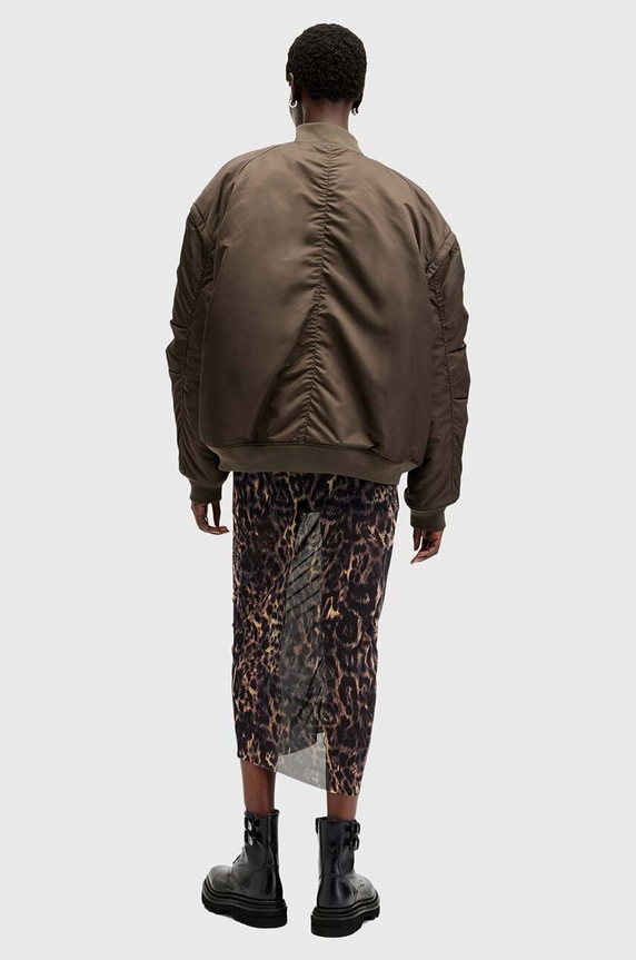 AllSaints spódnica NORA W057RB brązowy