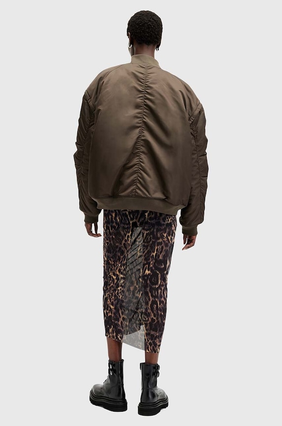 AllSaints spódnica NORA W057RB brązowy