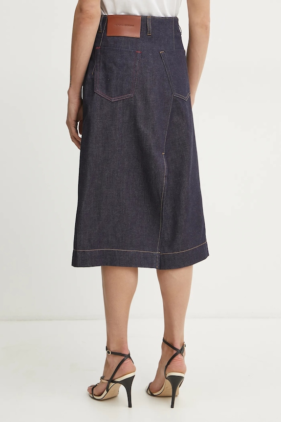 Oblačila Krilo Victoria Beckham 1125DSK006000B mornarsko modra