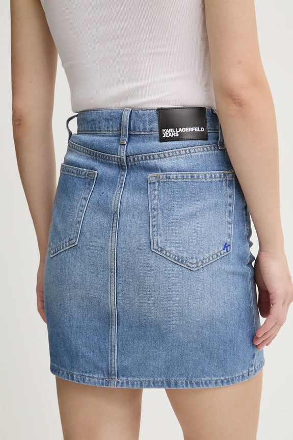 Oblečenie Rifľová sukňa Karl Lagerfeld Jeans A1W12025 modrá