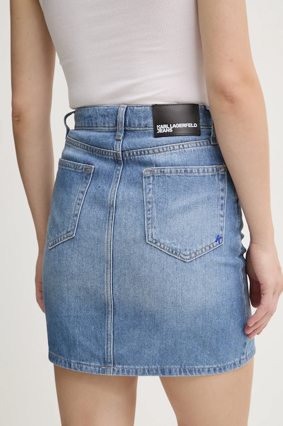 Oblečenie Rifľová sukňa Karl Lagerfeld Jeans A1W12025 modrá