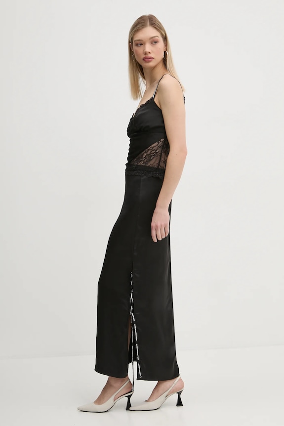 Karl Lagerfeld Jeans fustă A1W12010 negru SS25