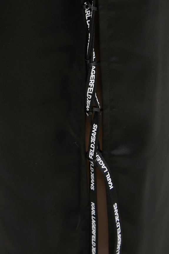 Karl Lagerfeld Jeans fustă negru A1W12010
