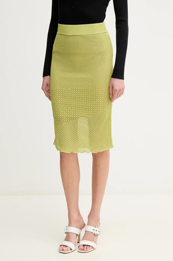 Suknja Pinko bez uzorka zelena 104892.A2EB