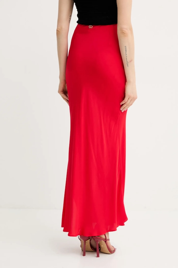 Odzież Twinset spódnica 251TT2193 czerwony