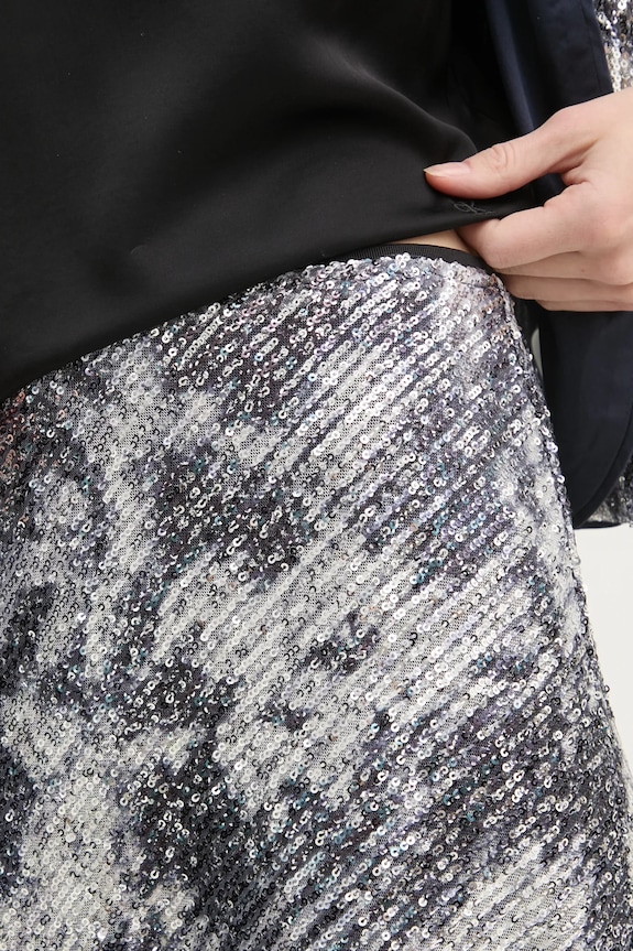 Спідниця DIANE VON FURSTENBERG срібний DVFKM4S004