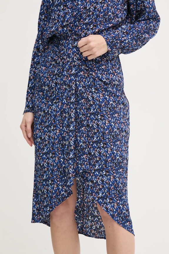 Sukňa Pepe Jeans ALITHA kvetinový modrá PL901173