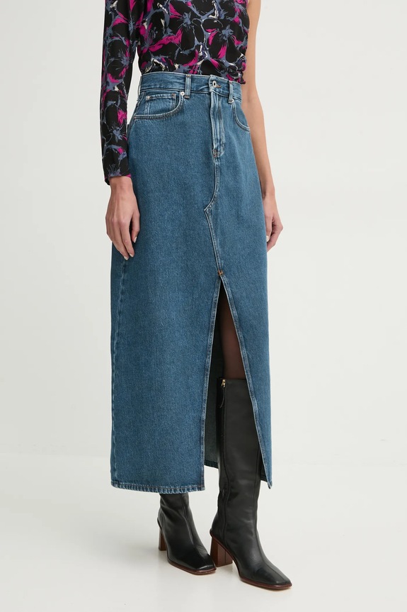 Pepe Jeans farmer szoknya MAXI SKIRT HW farmer kék PL901185EF2R