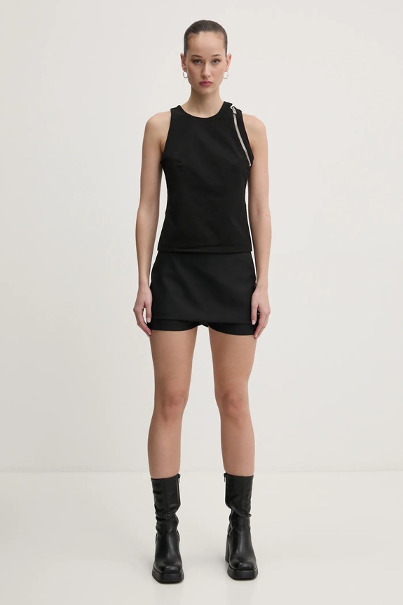 Μάλλινο σορτς Heliot Emil SS25.W.12.046.BLK01 μαύρο SS25