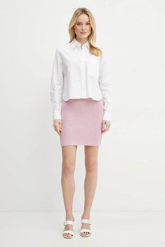 Pamučna suknja Luisa Spagnoli 58633 roza SS25