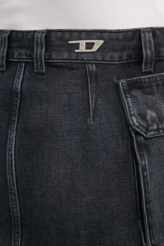 Τζιν φούστα Diesel DE-TON SKIRT γκρί A15784.007Z9