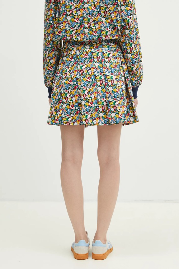 Clothing adidas Originals cotton skirt Liberty JC7774 blue