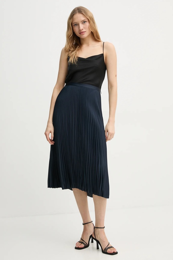 Theory spódnica O1005302 granatowy SS25