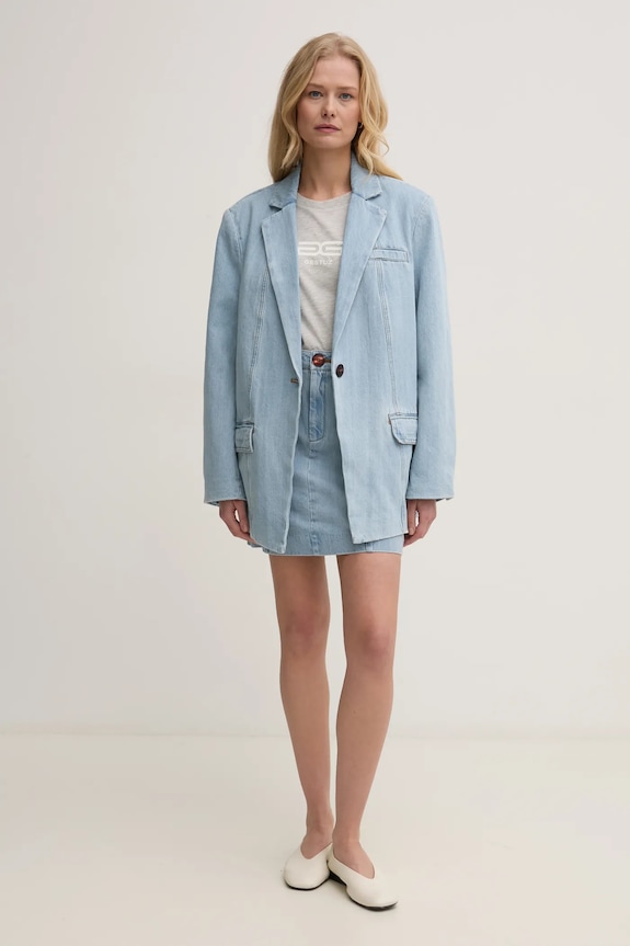 Gestuz gonna di jeans 10909772 blu SS25