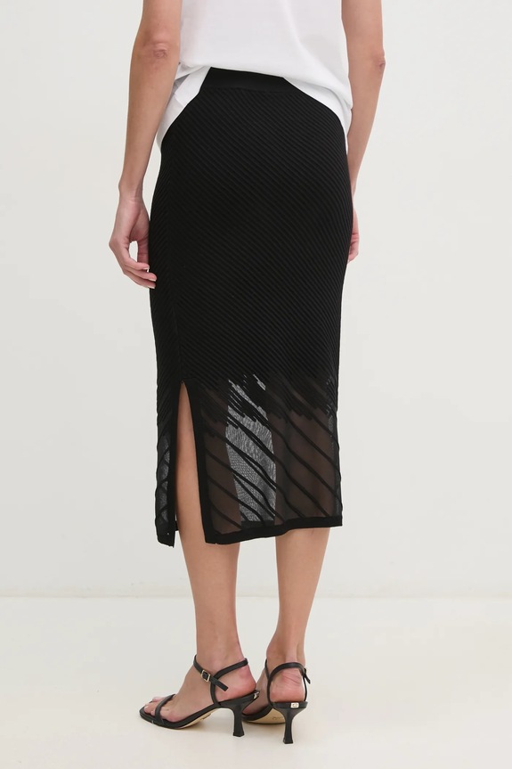 Dkny spódnica P4JRAT76 czarny SS25