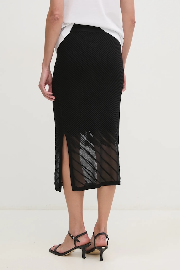 Dkny spódnica P4JRAT76 czarny SS25