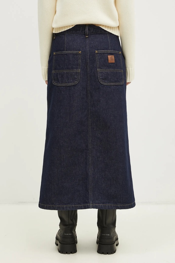 Clothing Carhartt WIP denim skirt Marvin Skirt I034647.102 blue