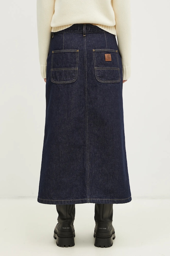 Clothing Carhartt WIP denim skirt Marvin Skirt I034647.102 blue