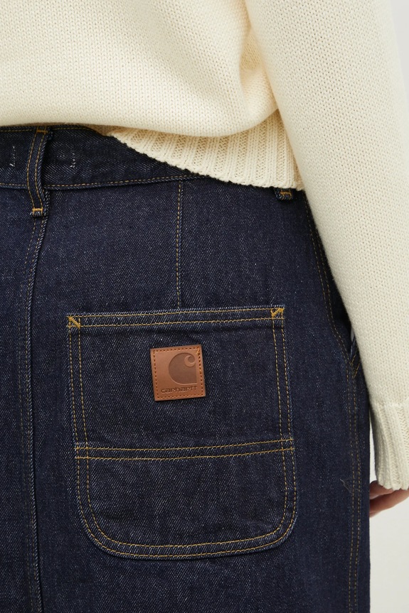 Carhartt WIP denim skirt Marvin Skirt blue I034647.102