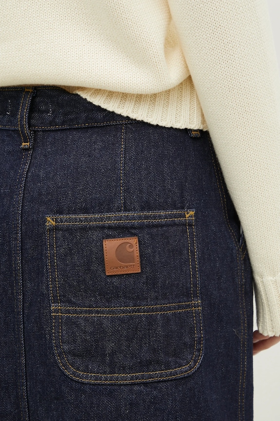 Carhartt WIP denim skirt Marvin Skirt blue I034647.102