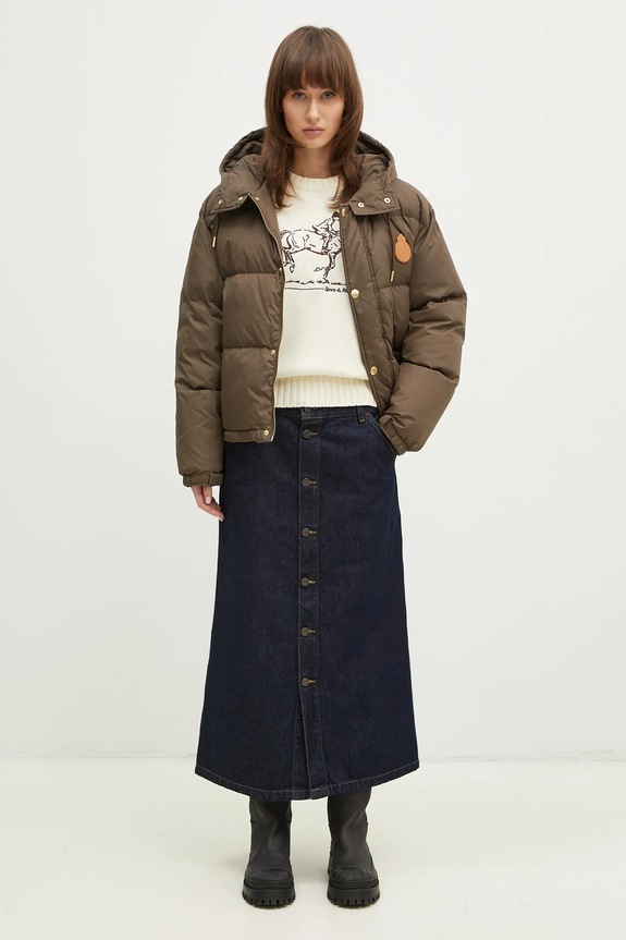 Carhartt WIP denim skirt Marvin Skirt I034647.102 blue