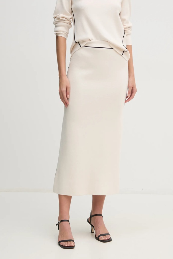 OUI spódnica casual beżowy 90658