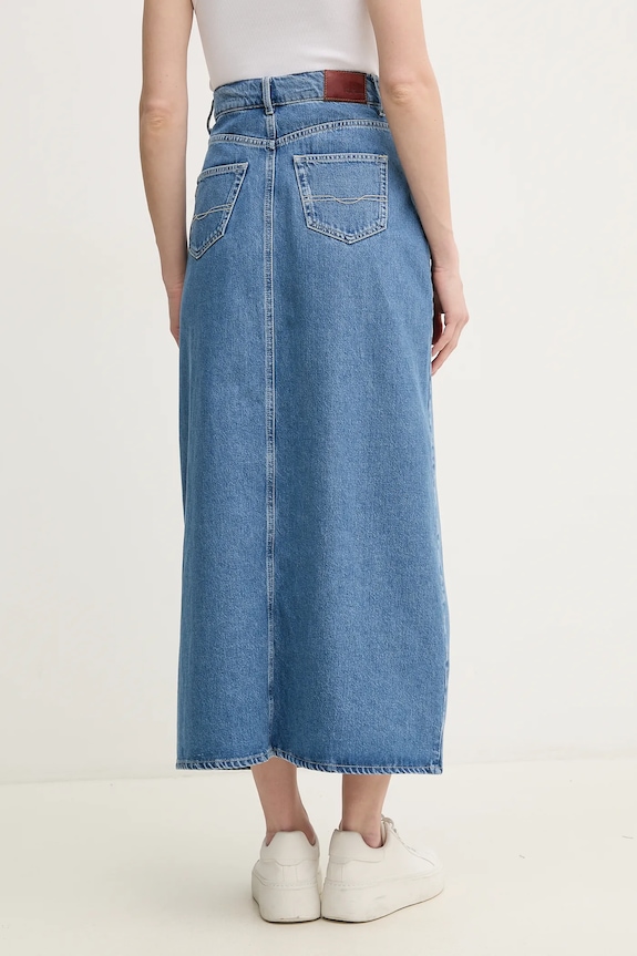 Odzież Pepe Jeans spódnica jeansowa MAXI SKIRT HW PL901185ND3R niebieski