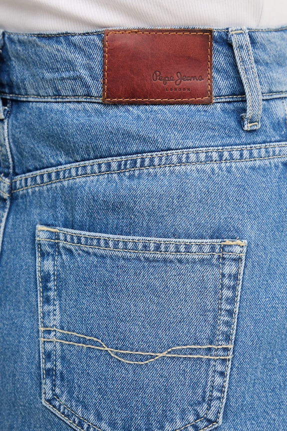 Pepe Jeans spódnica jeansowa MAXI SKIRT HW niebieski PL901185ND3R