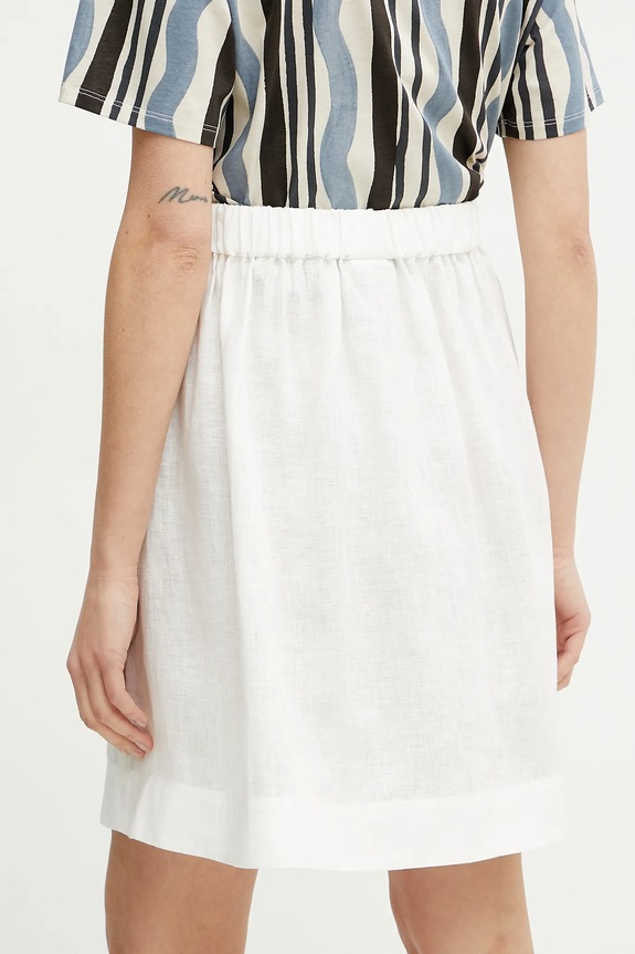 Ruházat Max Mara Leisure vászon szoknya 2516101018600 fehér