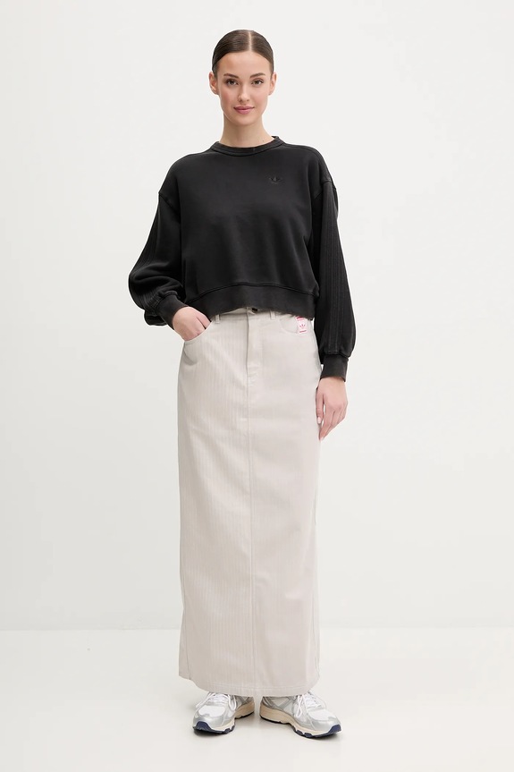 adidas Originals gonna in cotone AOP MAXI SKIRT JC8854 beige SS25